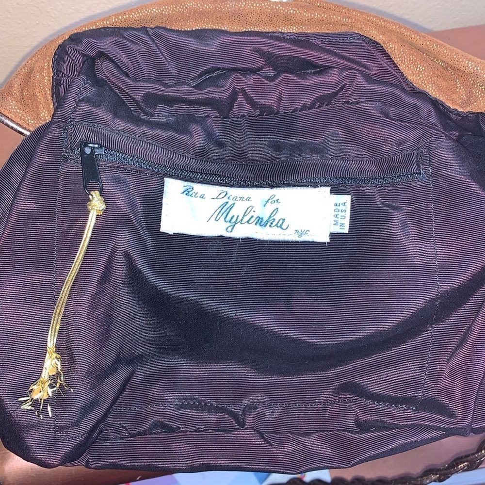 Rita Diana for Mylinka Vintage Soft Leather Swarovski Embellished Y2K Purse - Picture 4 of 8
